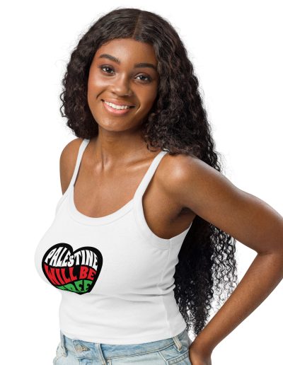 Palestine Will Be Free Women’s Micro-rib Tank Top (Vest)