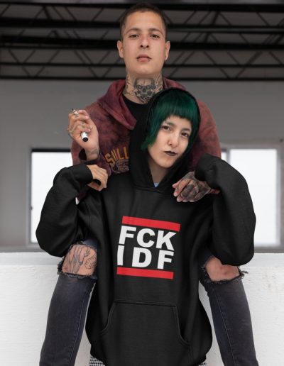 FCK IDF “Centred” Unisex Organic Hoodie