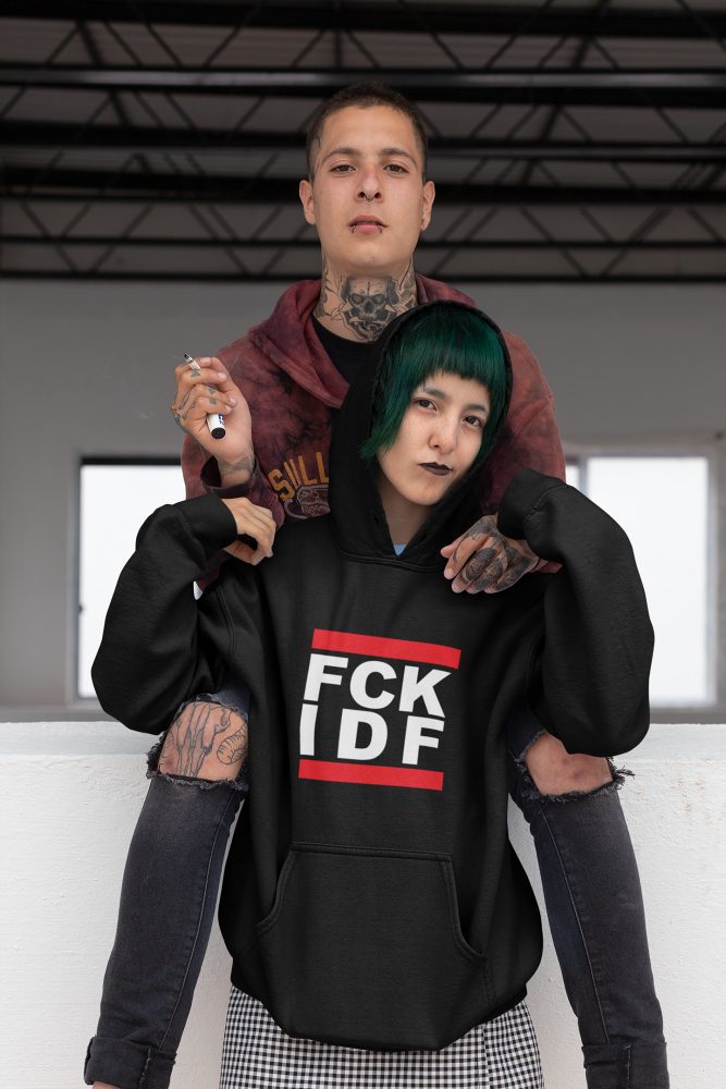 FCK IDF “Centred” Unisex Organic Hoodie
