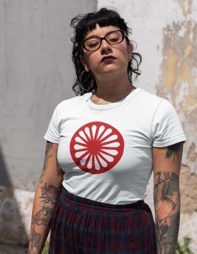 Red Romani Wheel Women's T-shirt