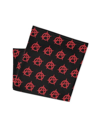 Anarchy Red Anarchist Symbol Neck Gaiter