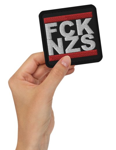 FCK NZS Square Embroidered Patch