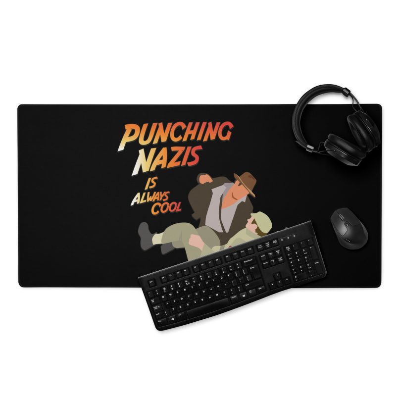 Punching Nazis Is Always Cool Gaming Mouse Pad