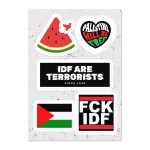 Free Palestine Sticker Sheet