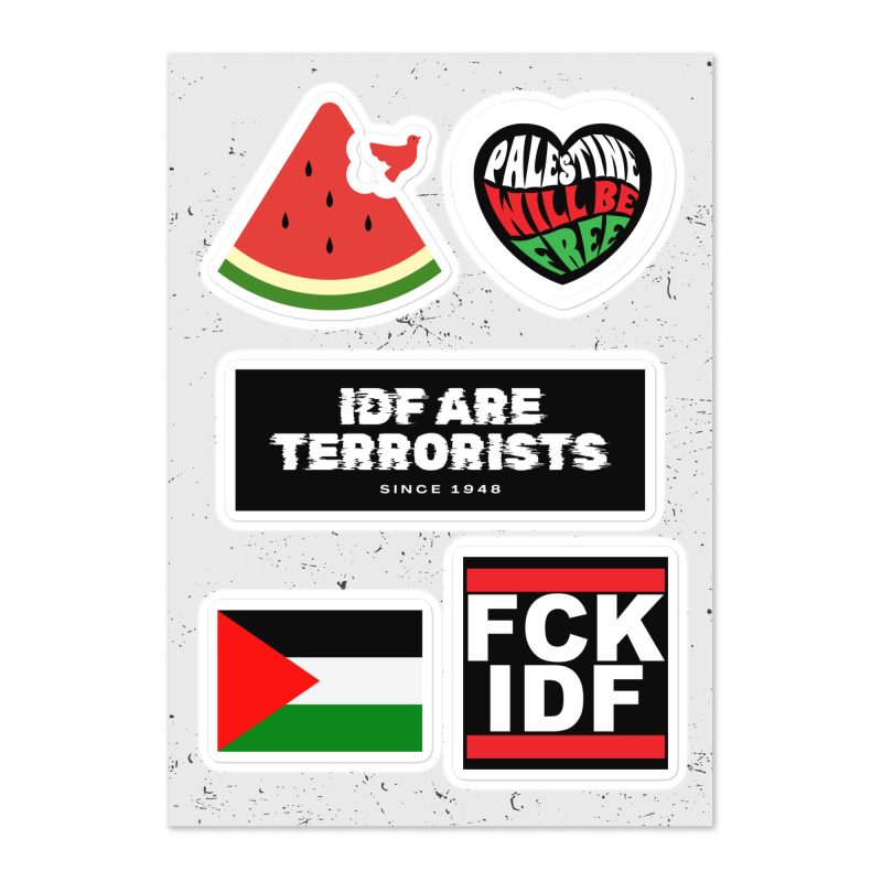 Free Palestine Sticker Sheet