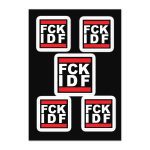 FCK IDF Sticker Sheet
