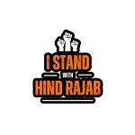 I Stand with Hind Rajab Bubble-free Stickers