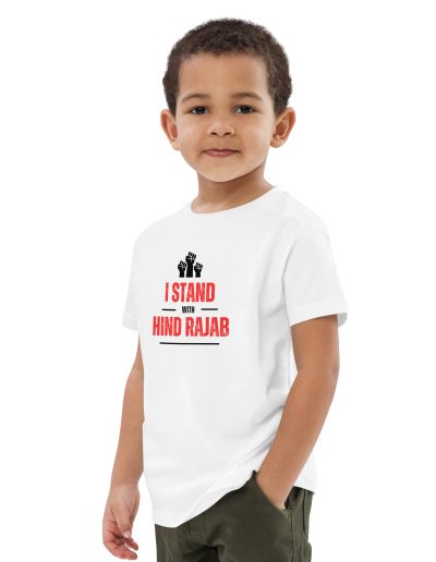 I Stand with Hind Rajab Organic Cotton Kids T-shirt