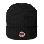 Antifaschistische Aktion Flag Organic Ribbed Beanie