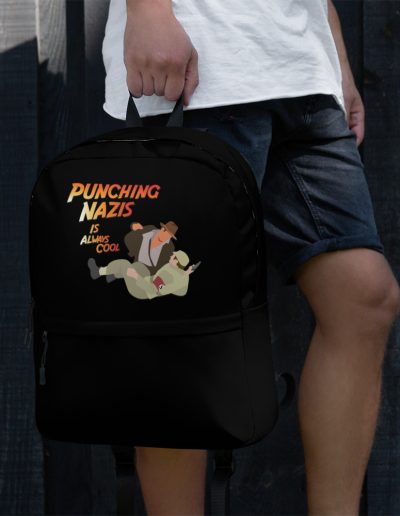 Punching Nazis is Always Cool Backpack