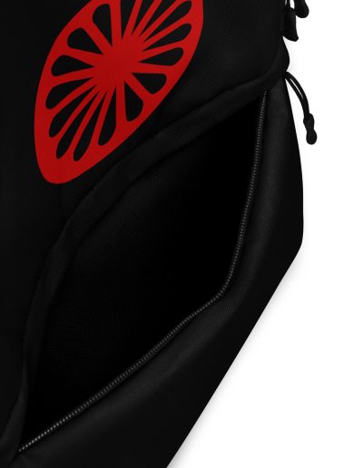 Red Romani Wheel Backpack