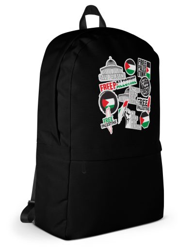 Free Palestine Stickers Backpack