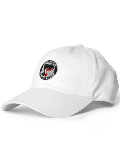 Love Music Hate Fascism Dad Hat
