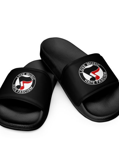 Love Music Hate Fascism Men’s Slides