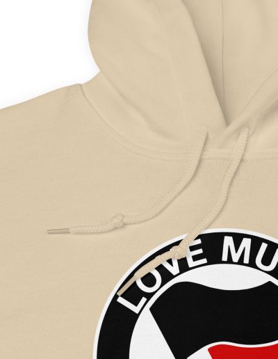 Love Music Hate Fascism Unisex Hoodie