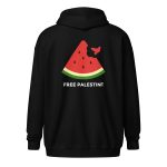 Free Palestine Watermelon Unisex Heavy Blend Zip Hoodie