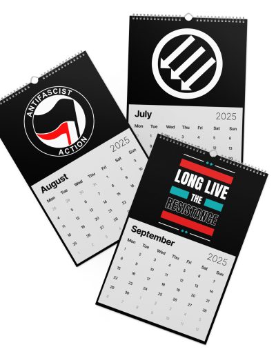 Antifa Wall Calendar 2025