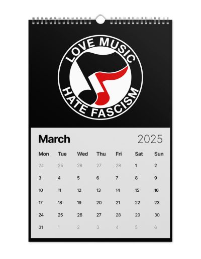 Antifa Wall Calendar 2025