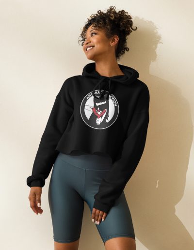 Anti-Racist Action Crop Hoodie