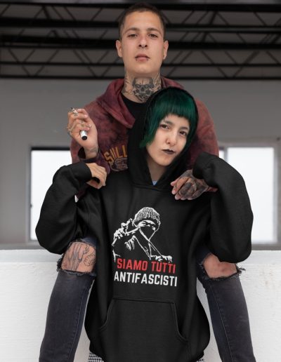 Siamo Tutti Antifascisti Unisex Organic Hoodie