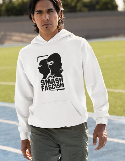 Smash Fascism Unisex Organic Hoodie