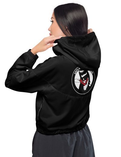 Anti-Racist Action Women’s Cropped Windbreaker