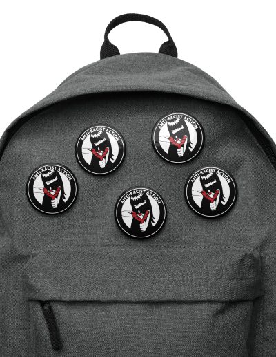 Anti-Racist Action Set of Pin Buttons