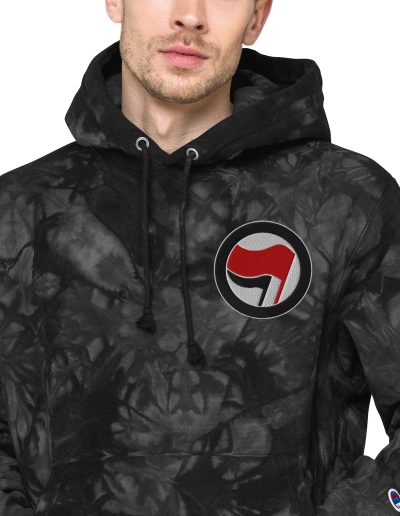 Antifa Antifaschistische Aktion Champion Tie-dye Hoodie