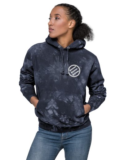 Antifa Iron Front 3 Arrows Champion Tie-dye Hoodie