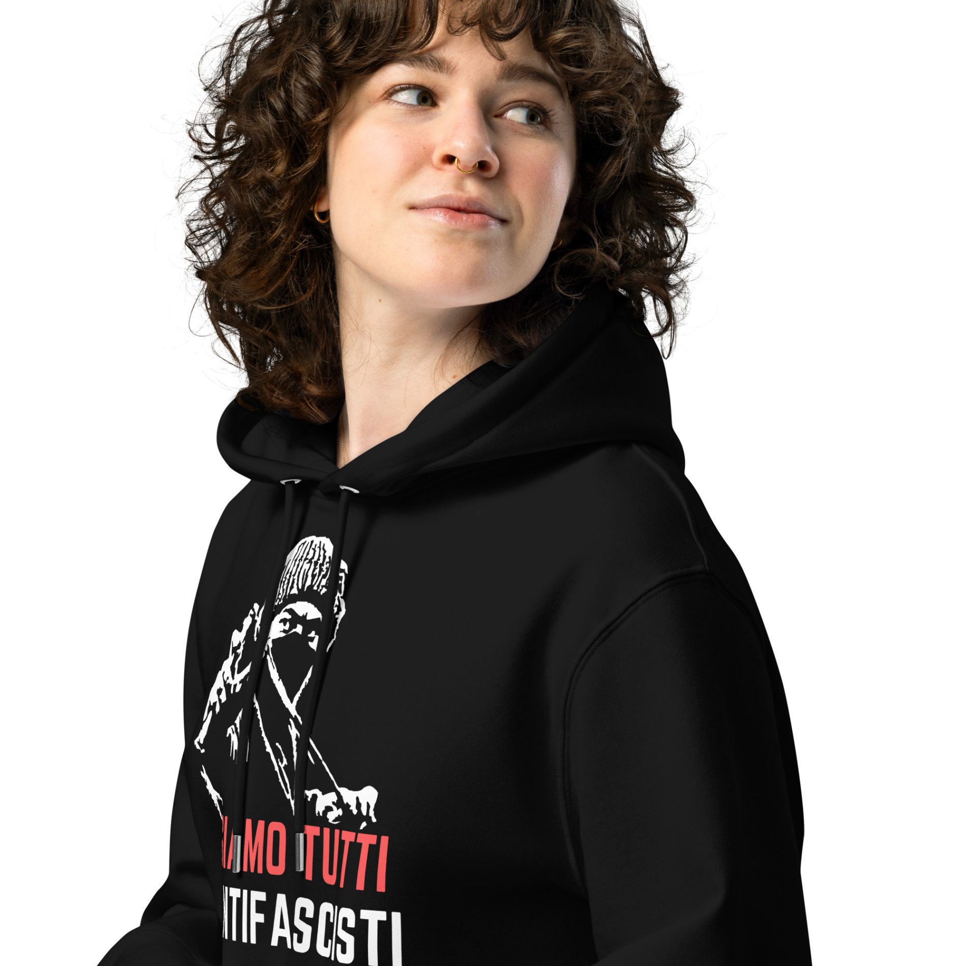 Siamo Tutti Antifascisti Unisex Organic Hoodie