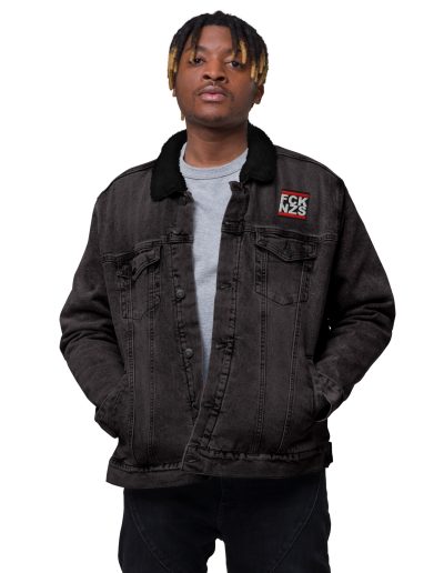 Anti-Racist Action Unisex Denim Sherpa Jacket