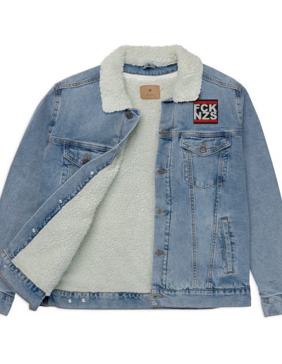 Anti-Racist Action Unisex Denim Sherpa Jacket