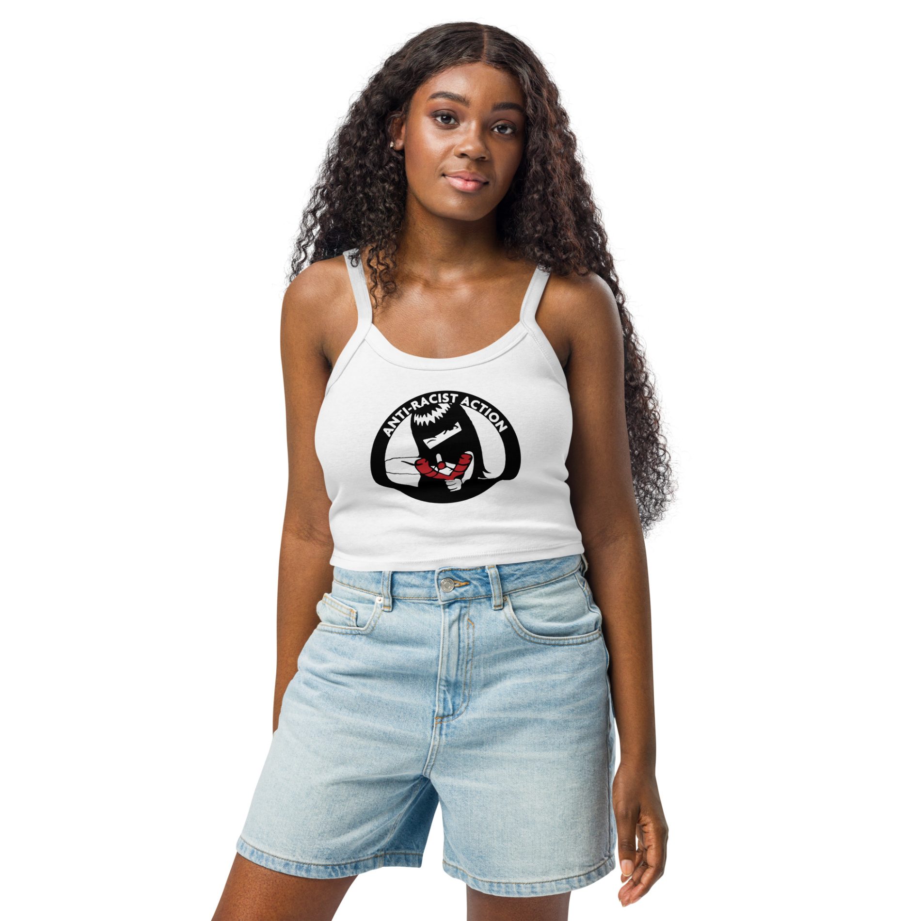 Anti-Racist Action Women’s Micro-rib Tank Top (Vest)