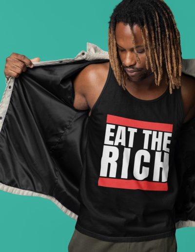 Eat the Rich Unisex Tank Top Vest