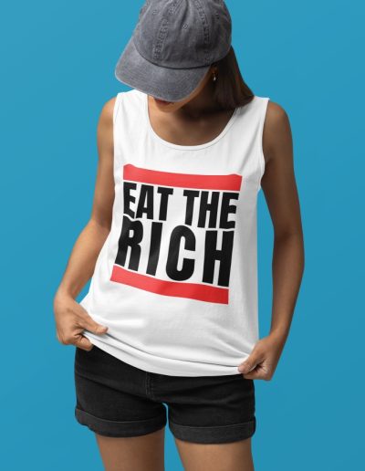 Eat the Rich Unisex Tank Top Vest