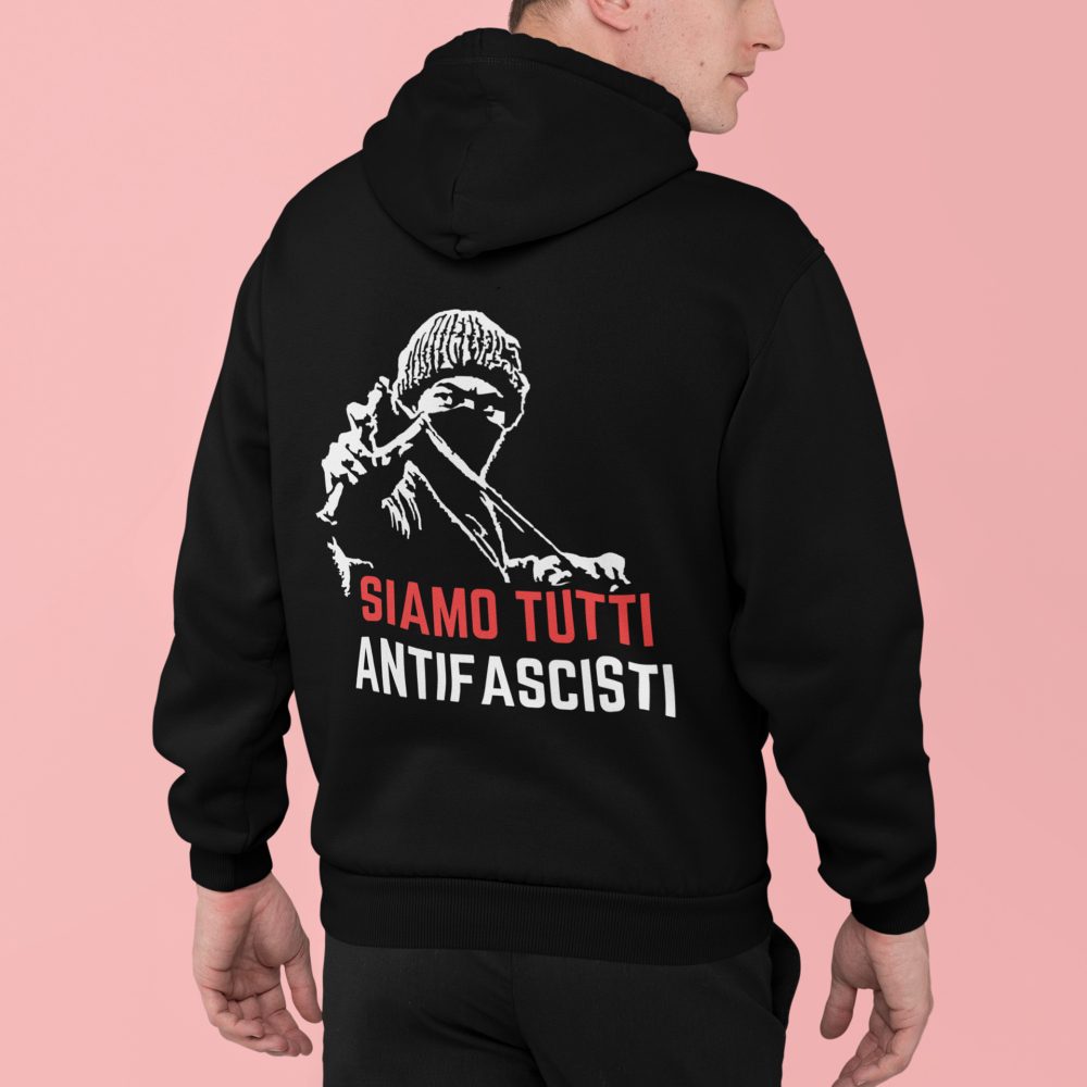 Siamo Tutti Antifascisti Unisex Zip Hoodie