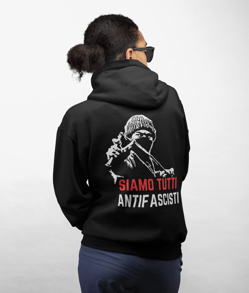 Siamo Tutti Antifascisti Unisex Zip Hoodie