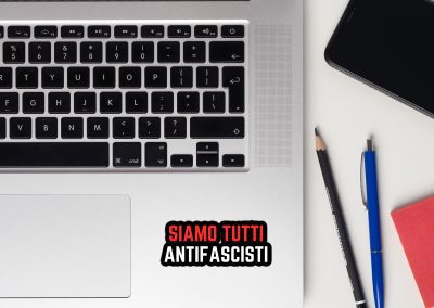 Siamo Tutti Antifascisti Bubble-free Stickers