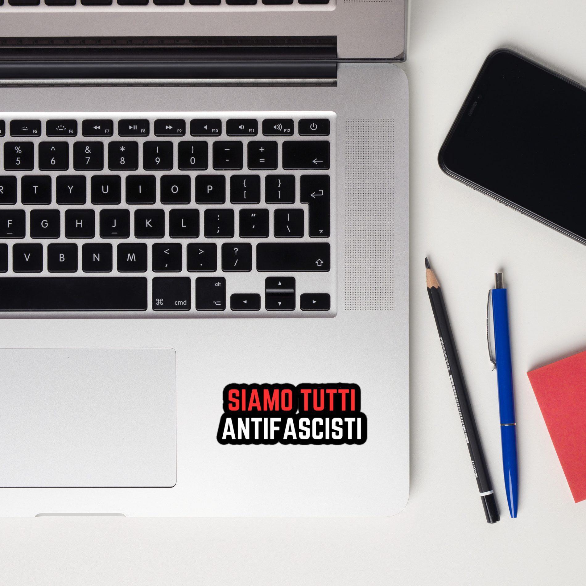Siamo Tutti Antifascisti Bubble-free Stickers