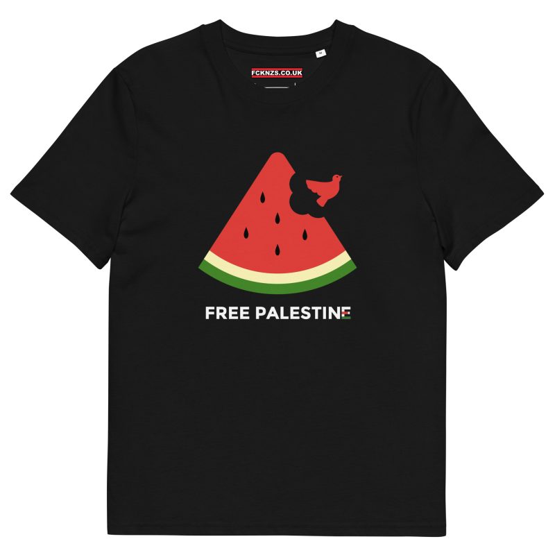 Free Palestine Watermelon Unisex Organic T-shirt