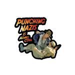 Punching Nazis Is Always Cool Kiss-Cut Stickers
