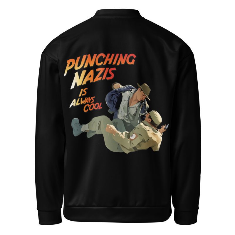 Punching Nazis Is Always Cool Unisex Bomber Jacket