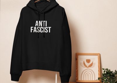 Antifascist Women’s Organic Hoodie