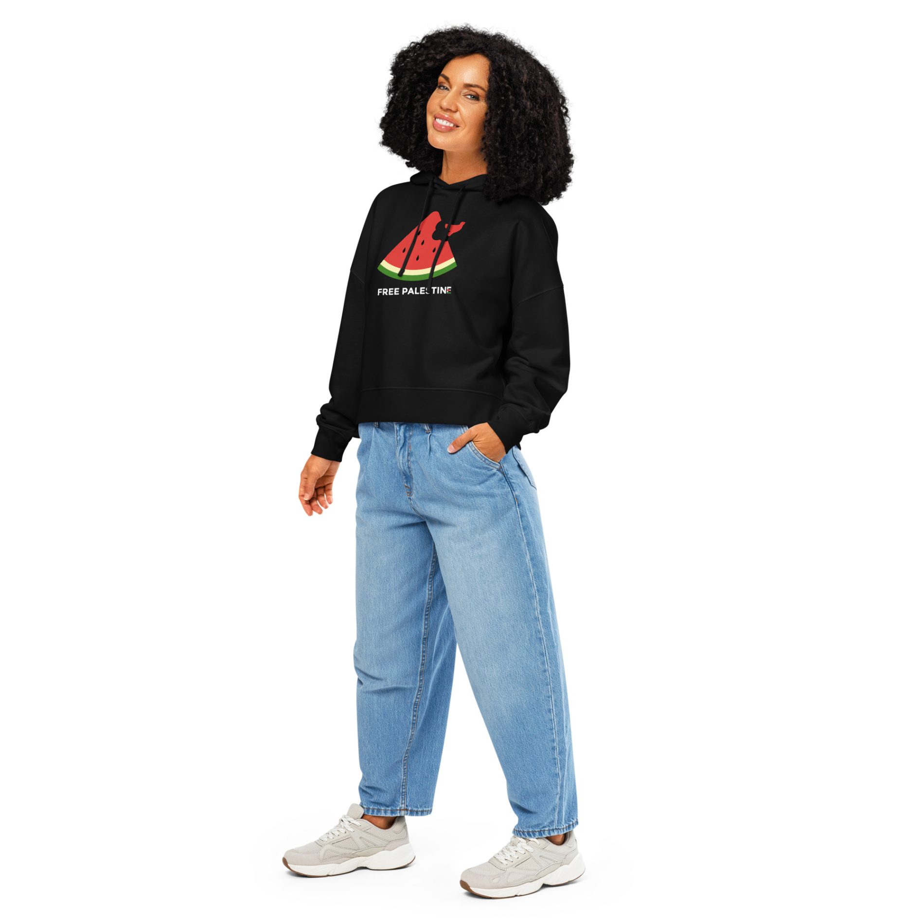Free Palestine Watermelon Women’s Organic Hoodie