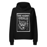 Cats Against Catcalls Women’s Organic Hoodie