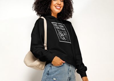 Cats Against Catcalls Women’s Organic Hoodie