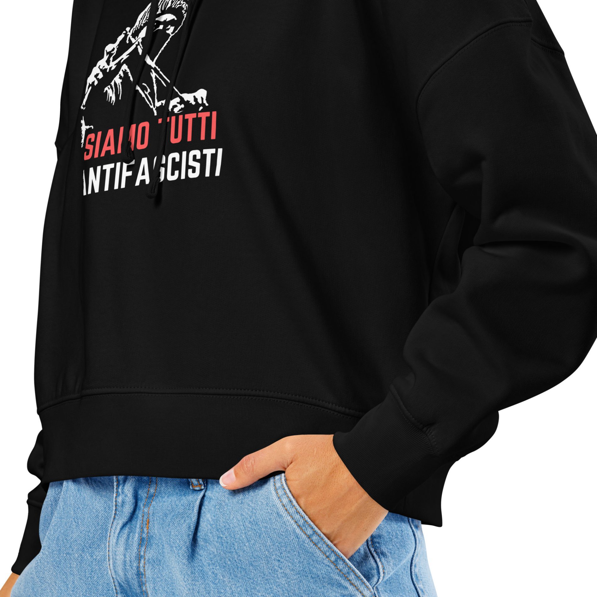 Siamo Tutti Antifascisti Women’s Organic Hoodie
