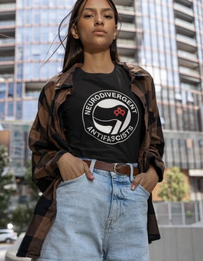 Neurodivergent Antifascists Women’s T-shirt