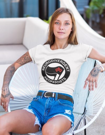 Neurodivergent Antifascists Women’s T-shirt