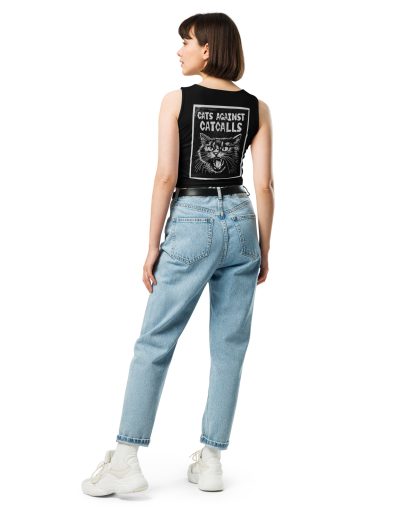 Cats Against Catcalls Crop Top Vest